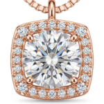 The Timeless Cushion Halo Pendant - Image 2